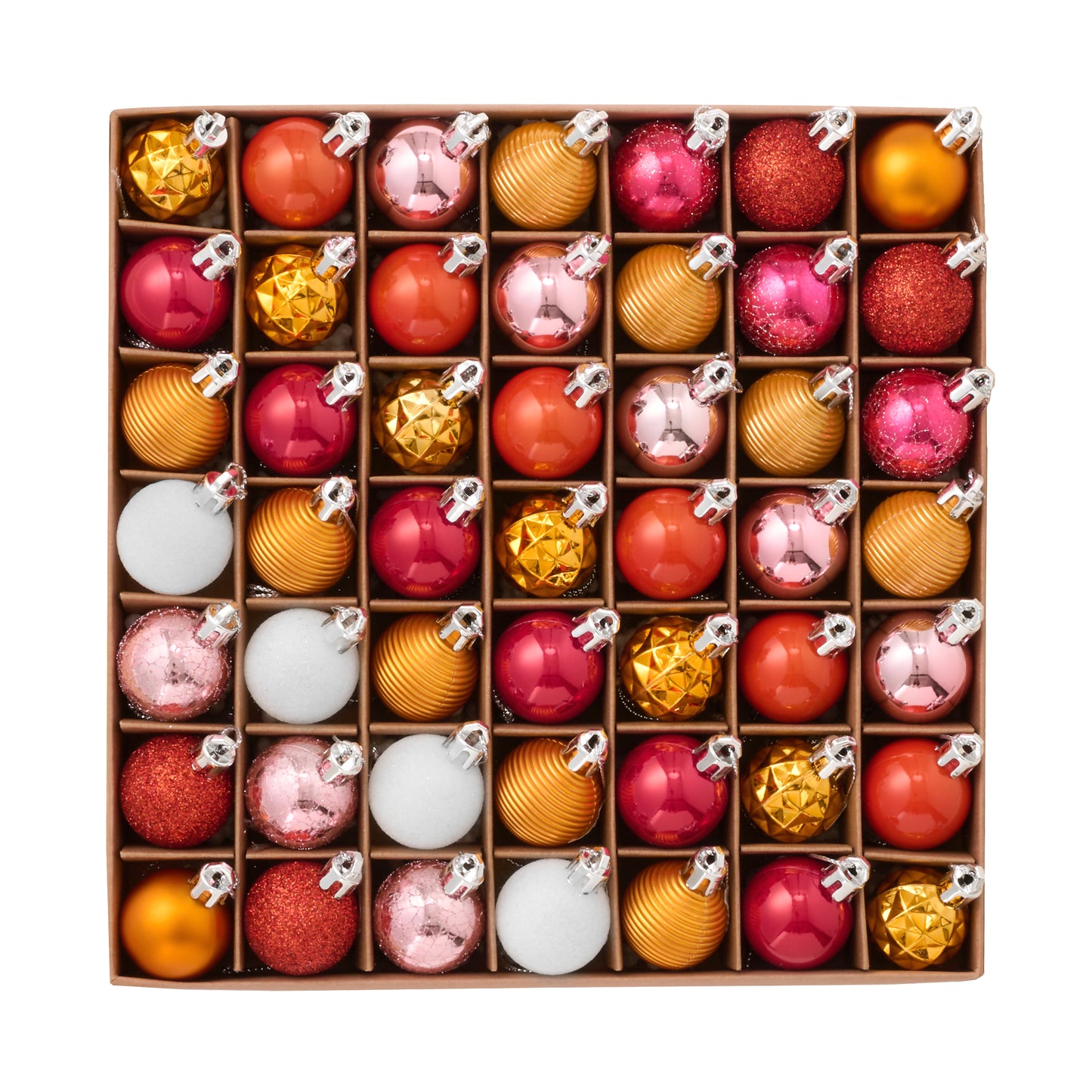 DecorbyHannah Fall Ornaments Decorations for Tree Red Gold Orange 3049