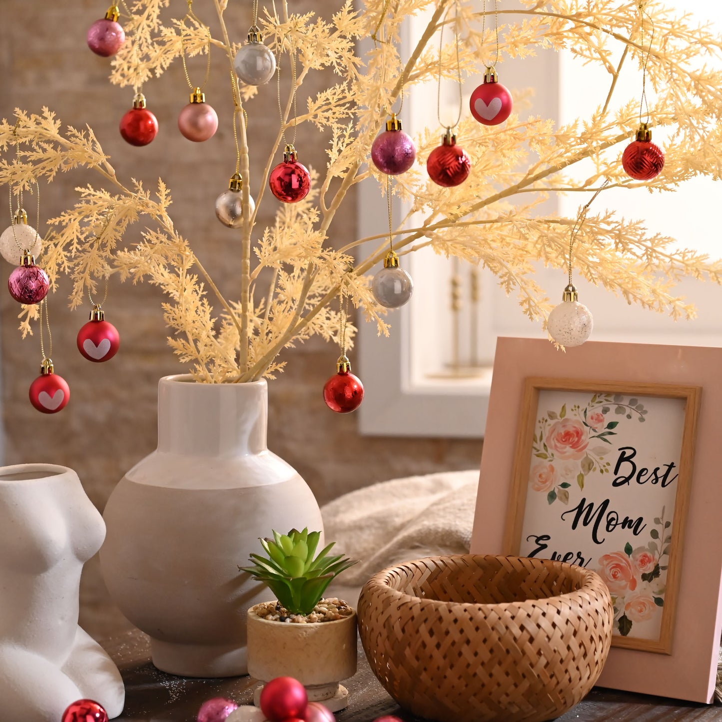 Pink Mini Ornaments