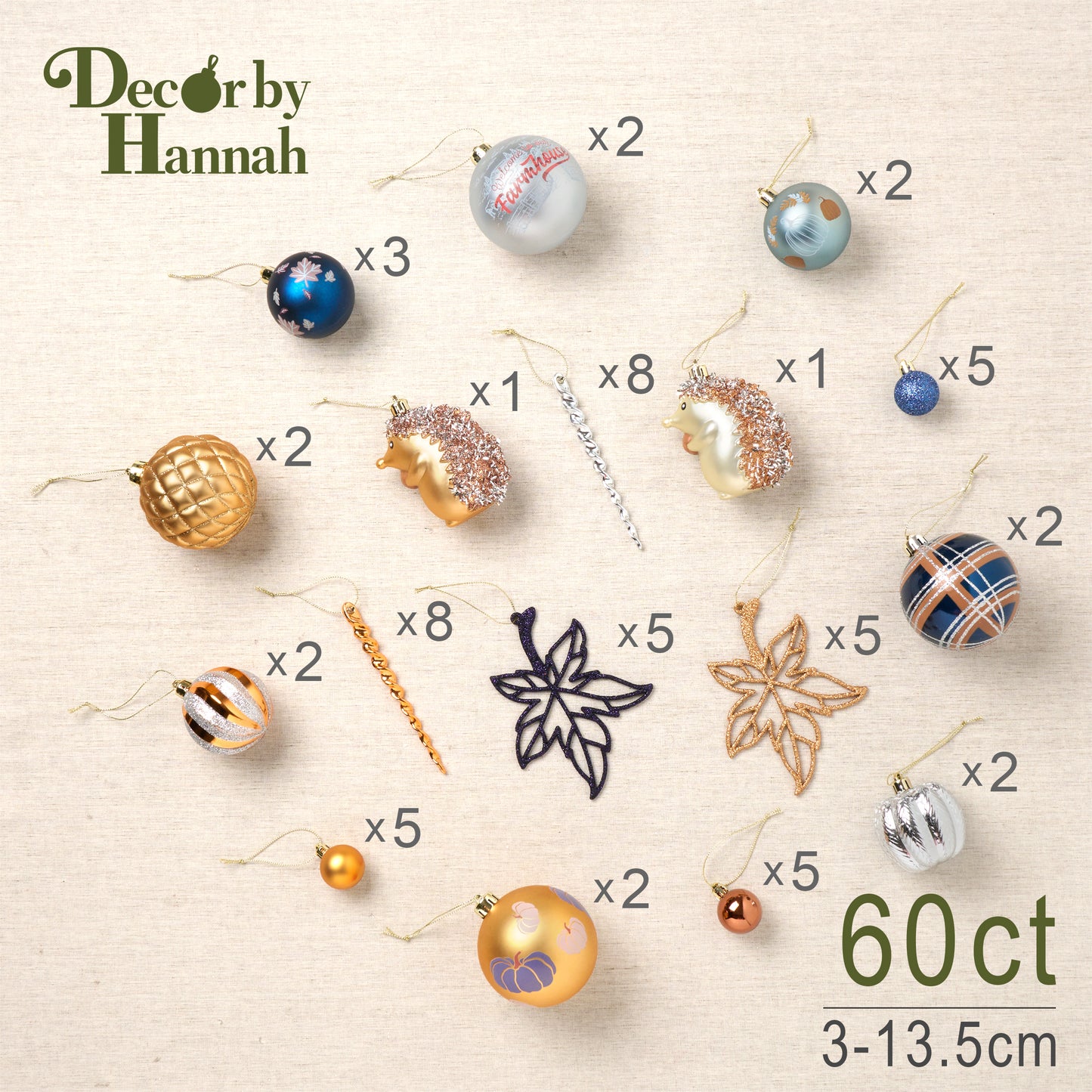 DecorbyHannah Fall Ornaments